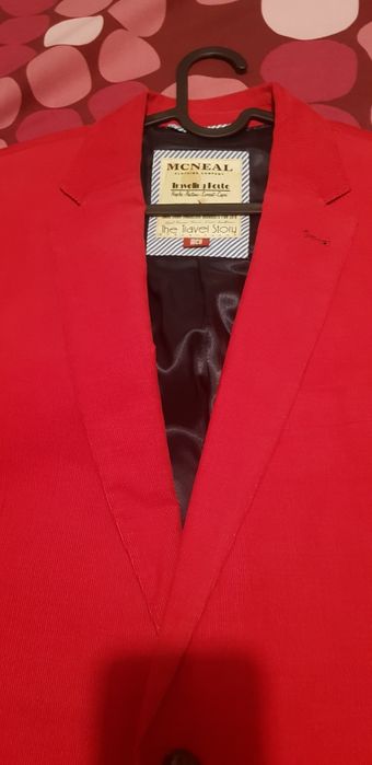 sacou barbatesc rosu 54