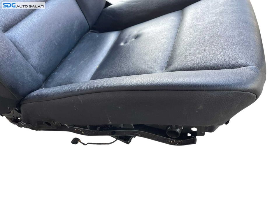 Scaun Piele Neagra cu Incalzire Stanga Fata Sofer BMW Seria 5 F10 F11 2009 - 2017 Cod 52107234966 52107266345 52109144893 52107230648 [B4800]