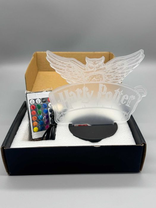3D LED нощни лампи с дистанционно и различни дизайни – футбол, аниме, автомобили, геймърски и филмови мотиви