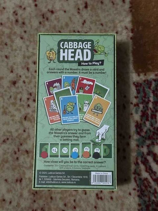 Cabbage head - boardgame