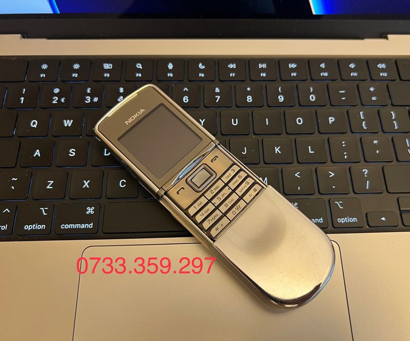 Telefon Nokia 8800 Sirocco SILVER / ARGINTIU ! Arte carbon sapphire