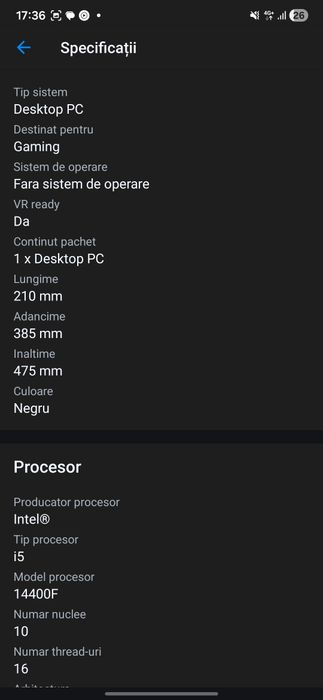 Pc nou sigilat, 2 ani garantie
