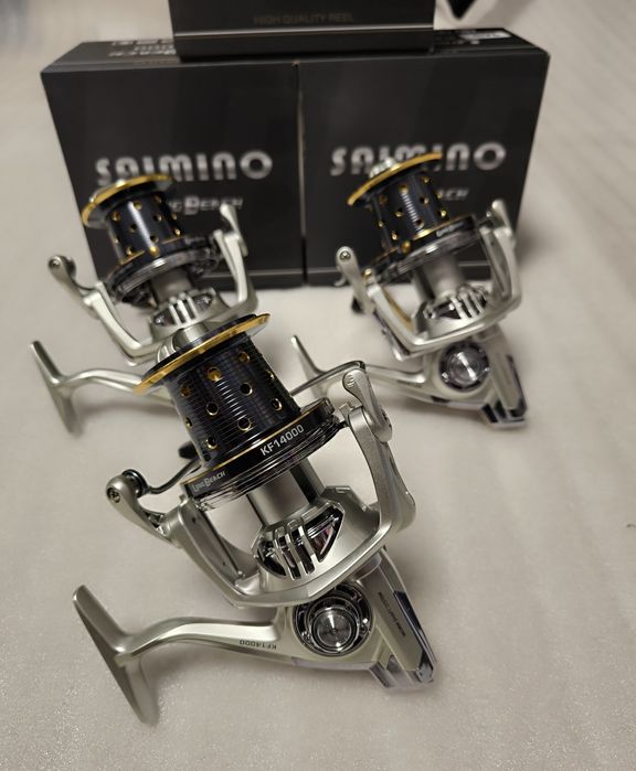 SET 3 Mulinete WIND BLADE SAIMINO KF 14000 Long Cast 14 Rulmenti