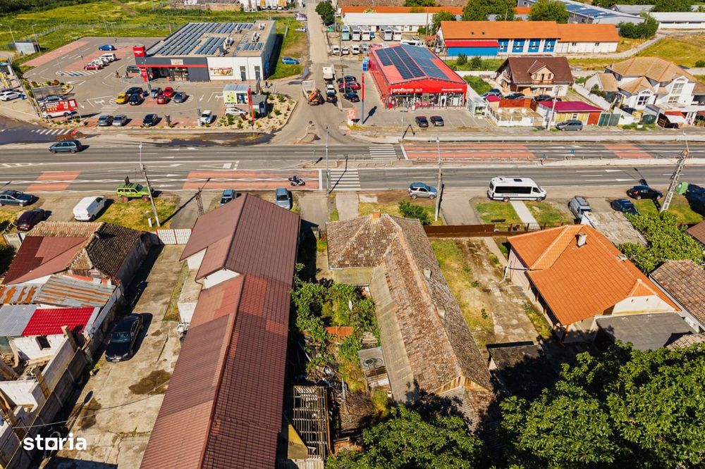 Teren intravilan 1.876 mp, la soseaua principala, Sag - Comision 0%