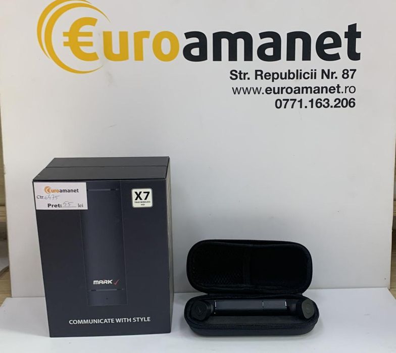 Casti intraauriculare Mark, Clip Sonic 2 in 1 fara fir si -G-