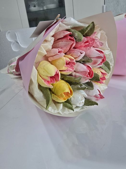 Подарок Алматы. Букет из зефира.