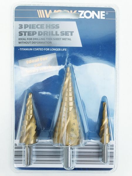 Freza metal conica elicoidala 3 piese