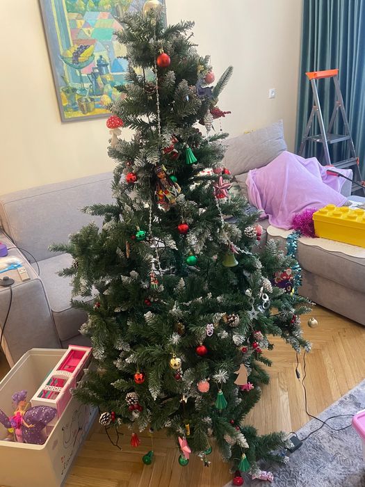 ёлка новогодняя пластиковая