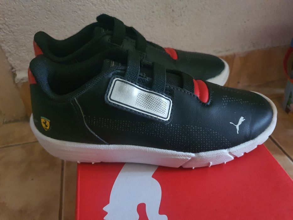 Детски кожени маратонки Puma Ferrari