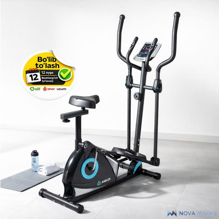 Эллиптический тренажёр Axelus Lija AX0029 магнитный 120 кг

• Эллиптич