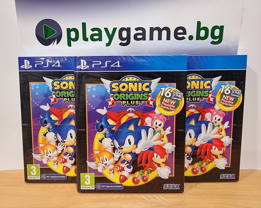 Чисто нова игра Sonic Origins Plus за PS4