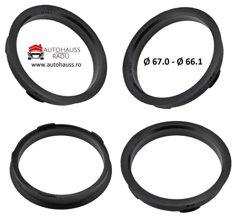 Inele de centrare Ghidaj jante 67.0 - 66.1 Dacia Duster Renault Nissan