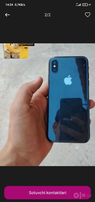 IPhone X face id ishlamaydi: 1 100 000 so’m