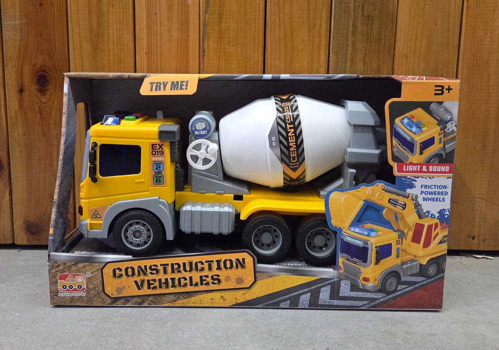 Детская Игрушечная Машинка Бетономешалка. Мусоровоз. Самосвал. Камаз.
