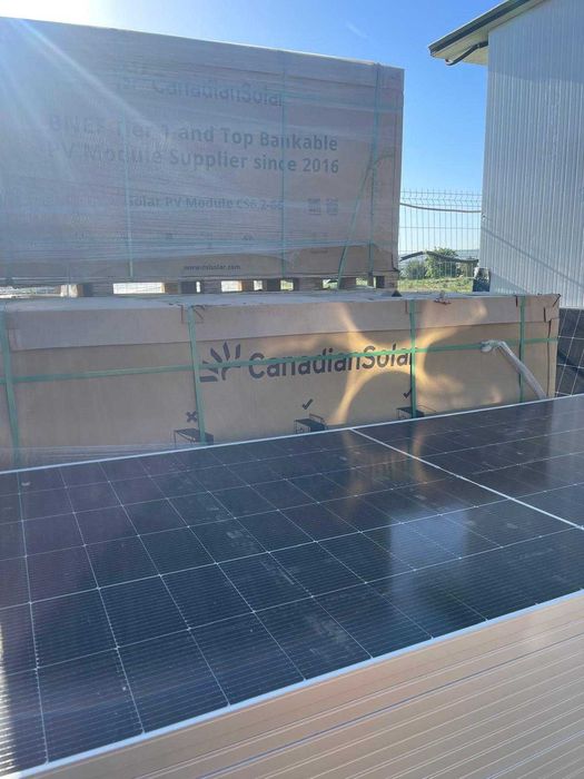 Panou fotovoltaic Canadian Solar 615W -Nou, Bifacial