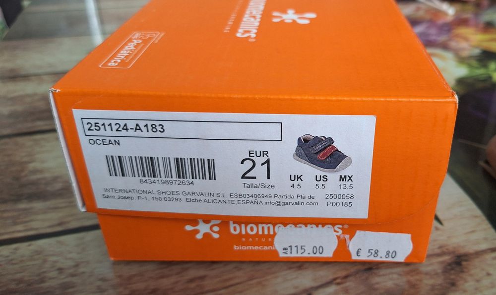 Обувки за прохождане Biomecanics р-р 21
