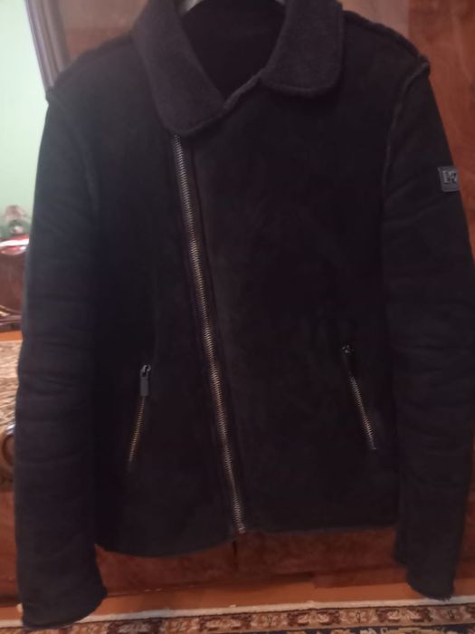 Дубленка зимняя короткая