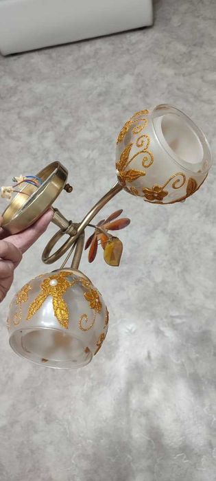 Люстра трехрожковая