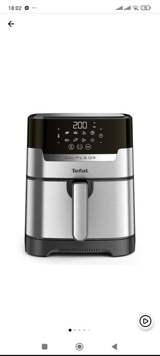 Vând Air Frayer Tefal folosit 1 an de zile cu garanție pe încă 1 an