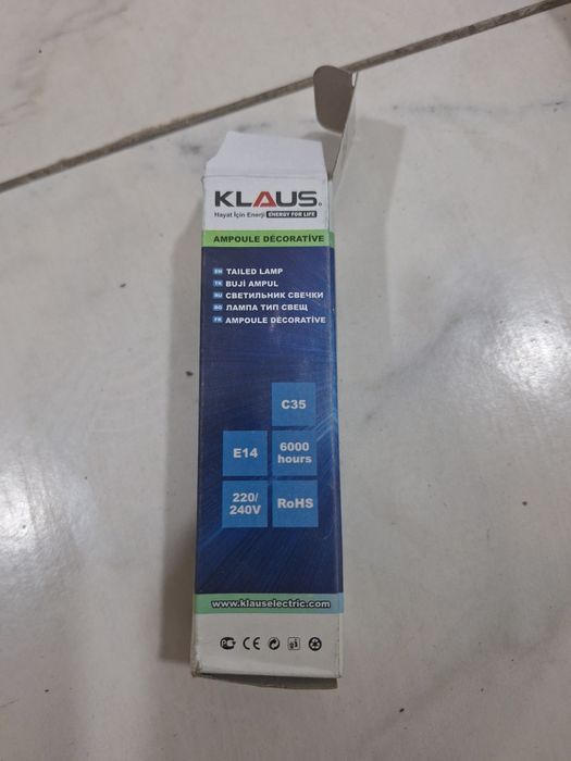 Лампочки KLAUS 40,60,70 ватт