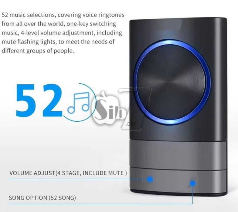 Безжичен wireless звънец за дома и офиса