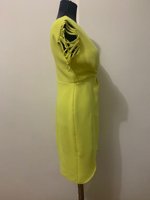 Нова Официална, елегантна рокля, цвят Лайм, марка Seres