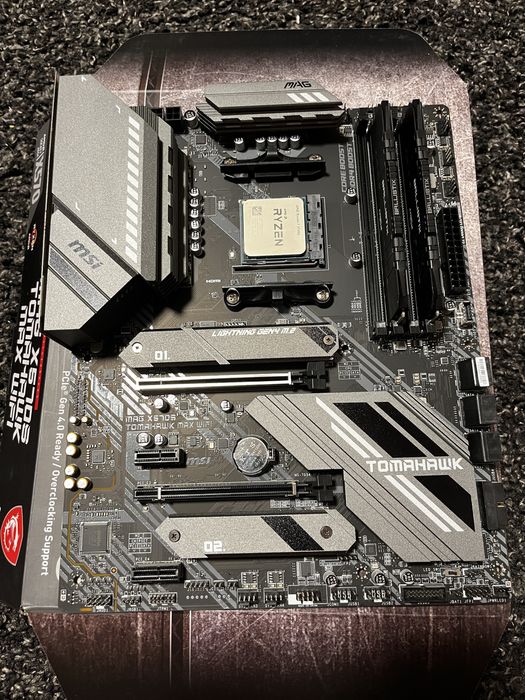 Kit Ryzen 7 5700g+Mobo msi x570s+16gb ram crucial balistix