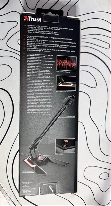 Микрофон настольный trust gtx 210 mico usb