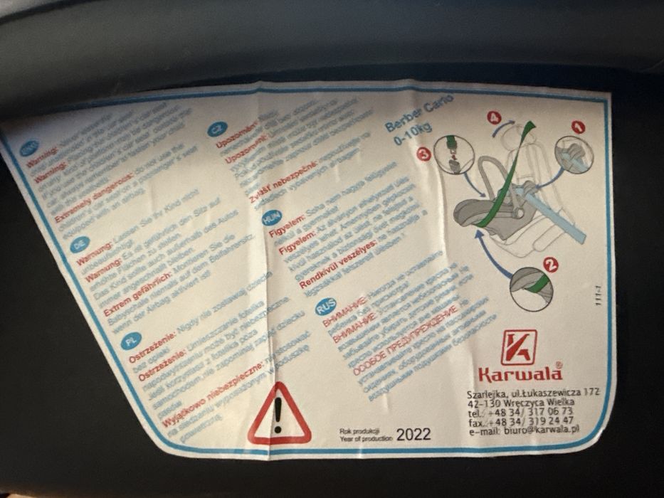 scoică auto bebelusi