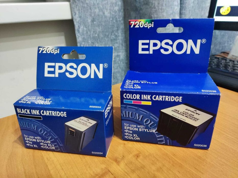 Картриджи цветные Epson Stylus S020034, S020036