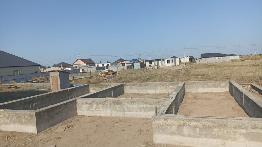 Фундамент заливаем