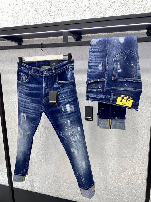 Мъжки черни дънки Dsquared2