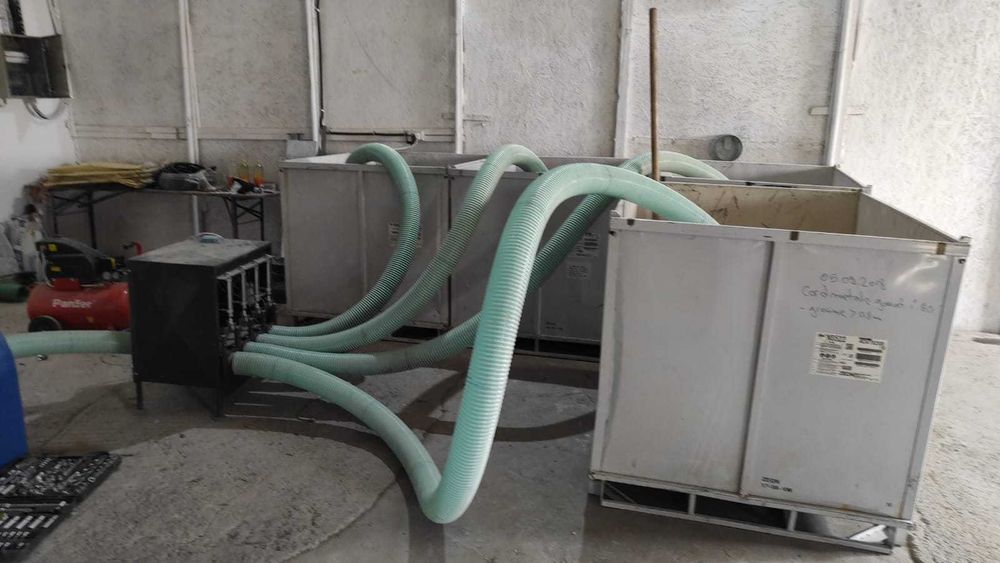 Micro FNC format din moara 15 kW, amestecator si distribuitor automat