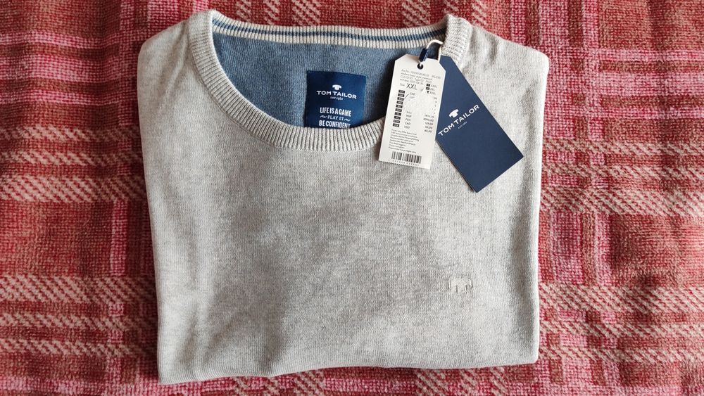 Мъжки пуловер Tom Tailor - нов