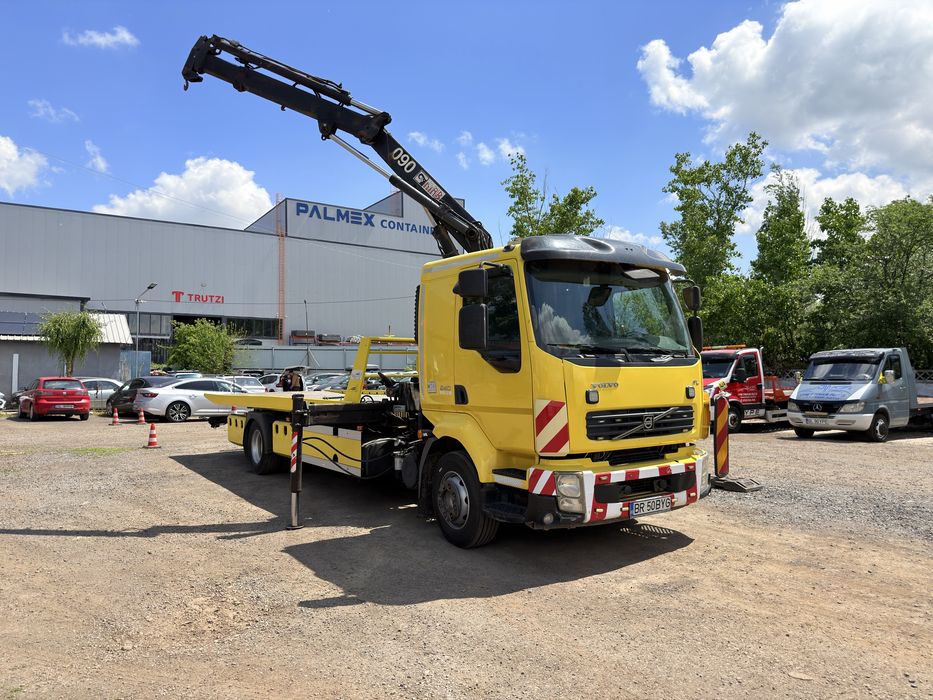 Platforma hydraulica cu Macara ,Furca