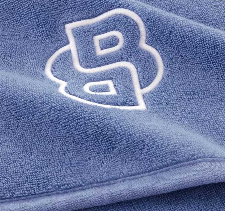 Оригинална плажна кърпа HUGO BOSS 100см/150см, синя