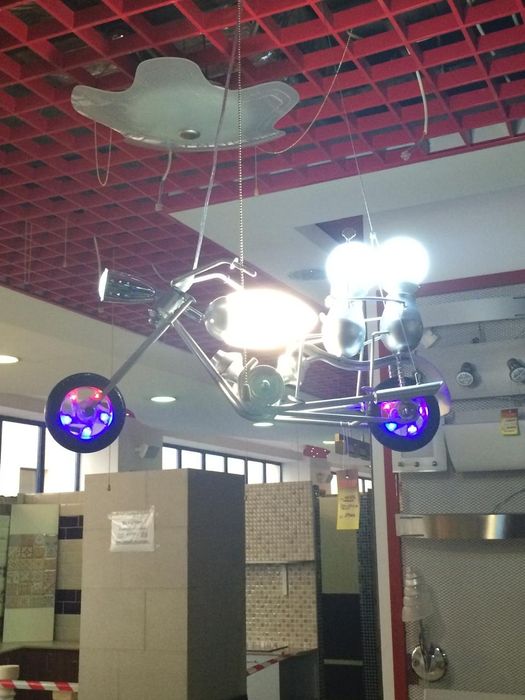 Люстра детская мотоцикл