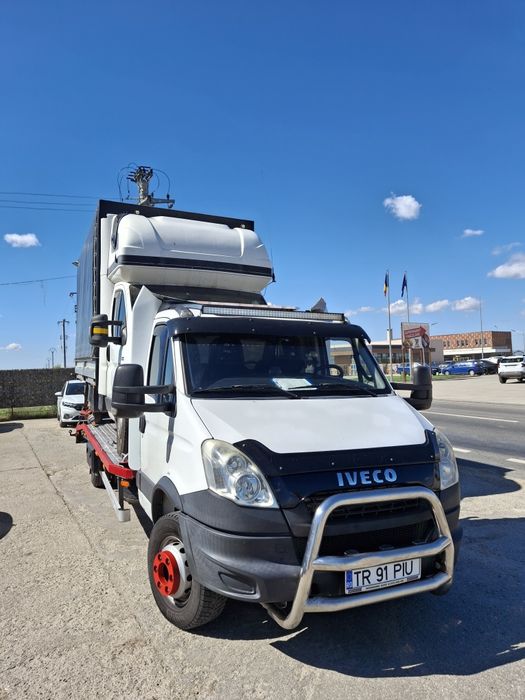 Tractari Auto ROSIORI DE VEDE transport buldoexcavator Combina remorca