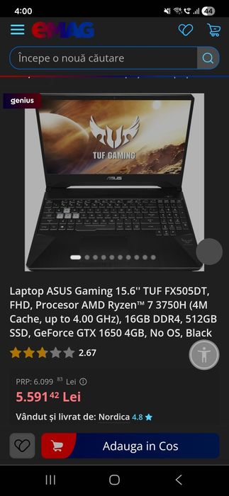 Laptop Gaming ASUS TUF