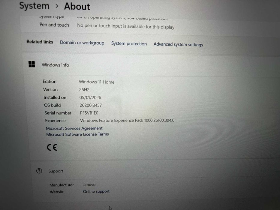 Лаптоп LENOVO IdeaPad Slim 3 15AMN8 82XQ00TNBM 15.6 "