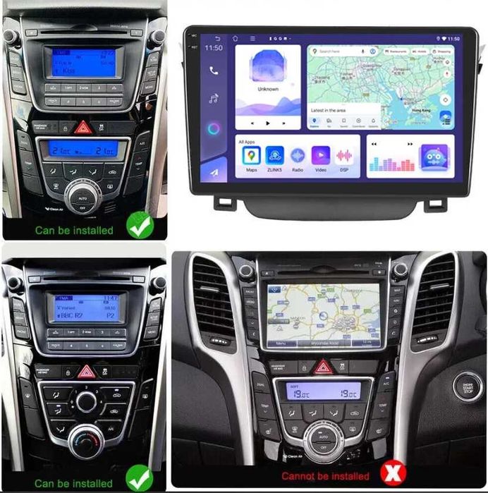 Мултимедия за Hyundai I30 GD Двоен дин навигация 2DIN плеър с Android