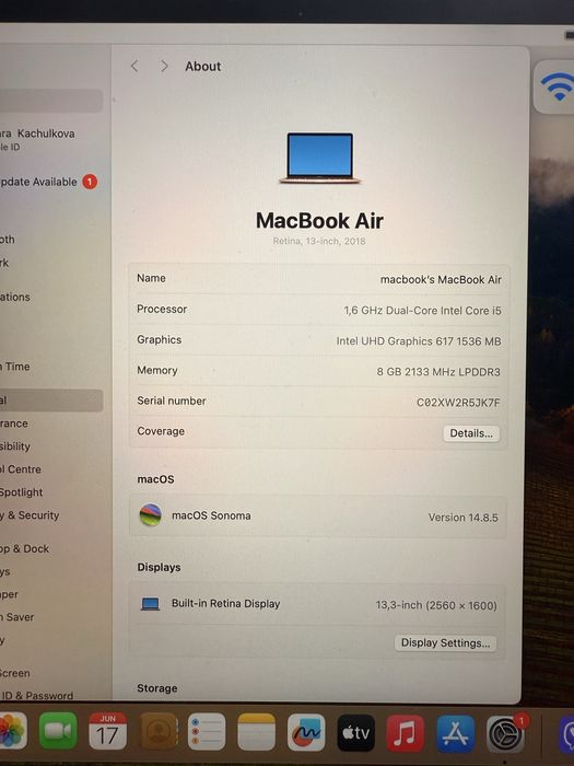 Mac Book Air 2018