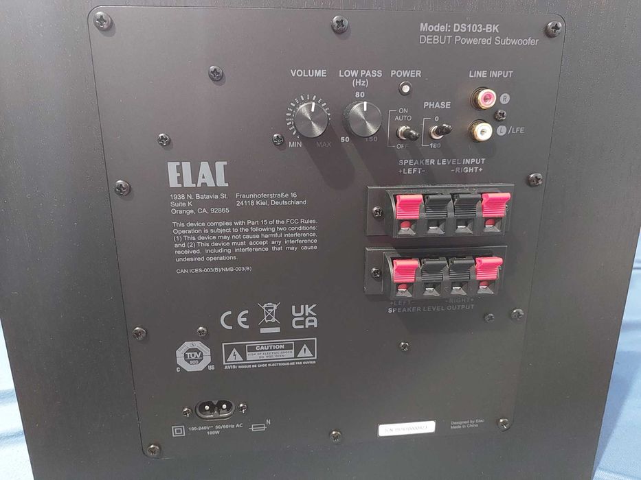 Vand subwoofer Elac Debut 3.0 DS103