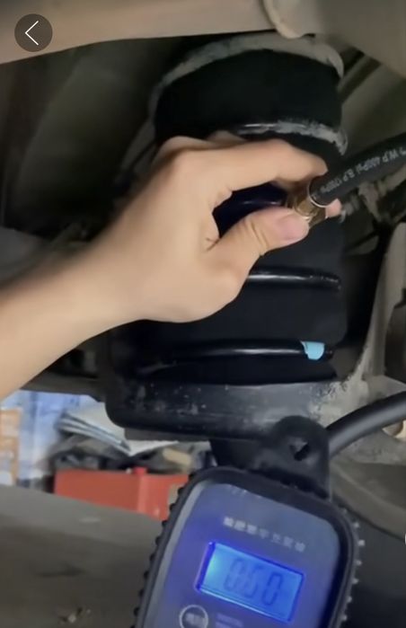 Пневмобаллон в пружину