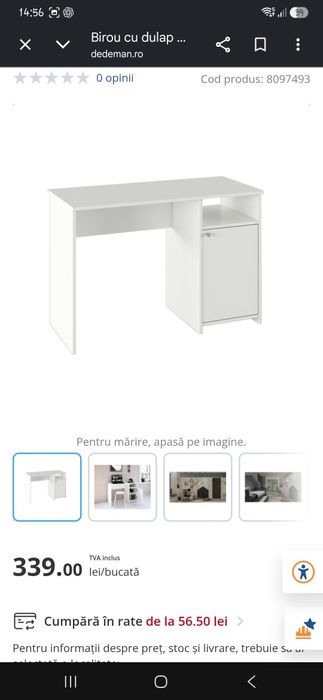 Birou alb,pt copii...poze reale la cerere