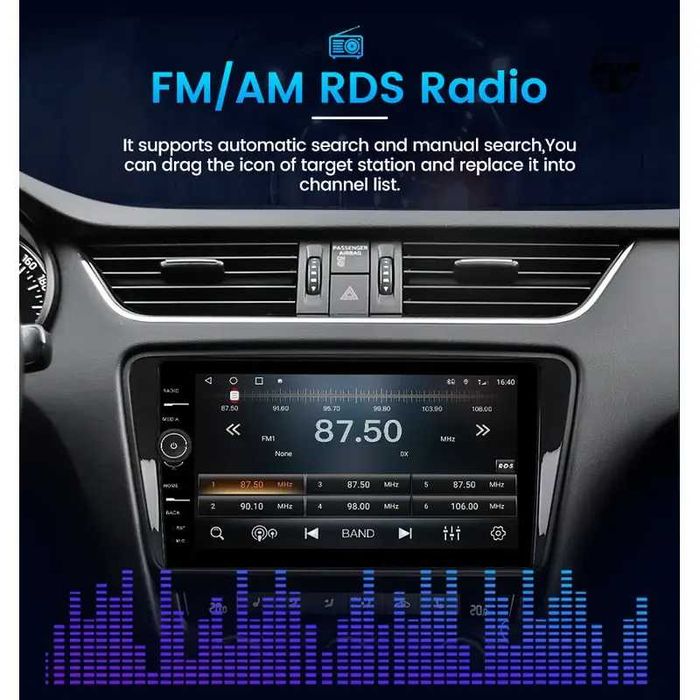 Мултимедия за Toyota Avensis, Навигация, 2 DIN, Carplay, Android Auto, Waze, Андроид, Тойота Авенсис