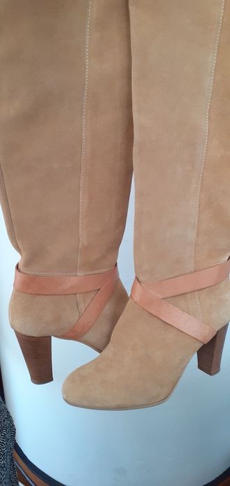 Cizme piele întoarsa