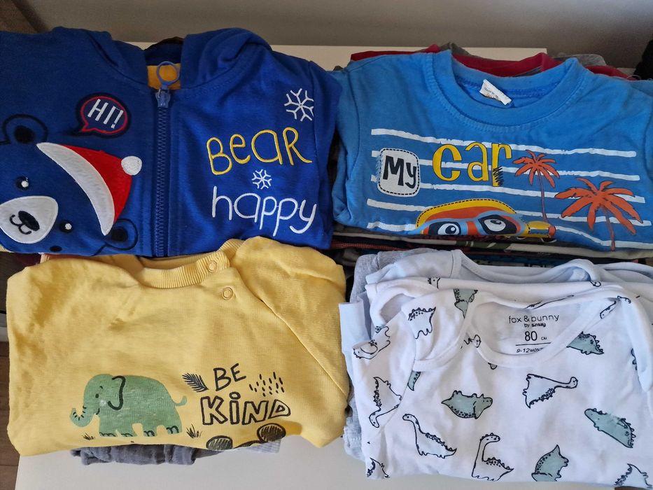Лот от бебешки дрехи за момче - размер 80/86/92