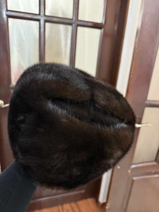 Норковая шапка мужская