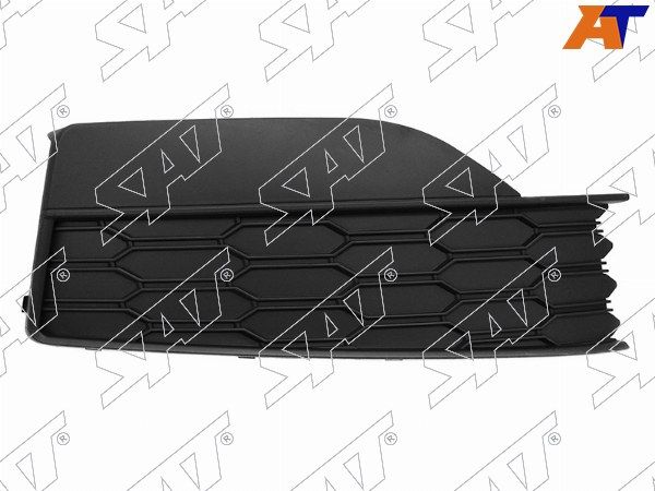 Решетка в бампер  Skoda Rapid